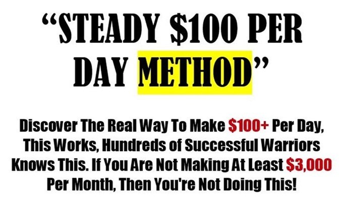 Download Steady $100 Per Day Method