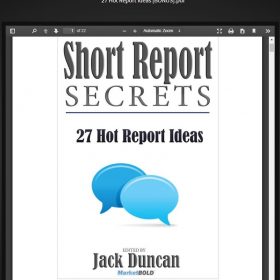 Download Jack Duncan - Short Report Secrets