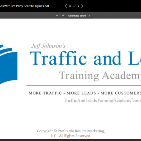 Download Jeff Johnson - Traffic and Leads Training Academy