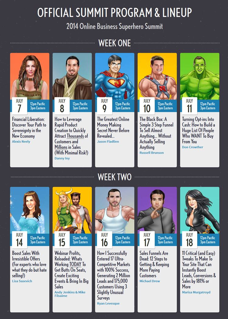 Download 2014 Online Business Superhero Summit