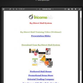 Download Mike Cooch - The R4 Direct Mail System
