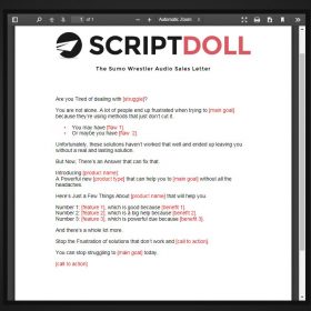 Download Ben Adkins - ScriptDoll Million Dollar Sales Templates