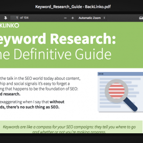 Download BackLinko - Keyword Research Guide