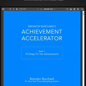Download Brendon Burchard - Achievement Accelerator, Motivation Manifesto, Business Accelerator and Influence
