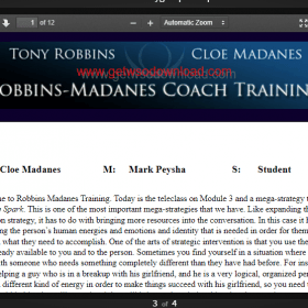 Download Anthony Robbins & Cloe Madanes - Core 100 Training
