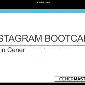 Download Justin Cener - Instagram Bootcamp