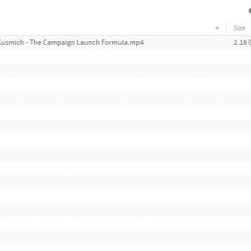 Download Nicholas Kusmich - The Campaign Launch Formula
