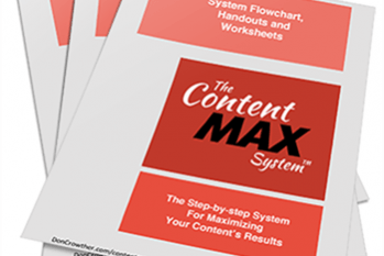Don Crowther – The Content Max System