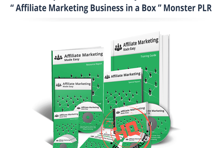 Affiliate Marketing Biz In A Box PLR