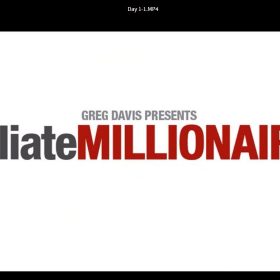 Download Greg Davis - Affiliate Millionaires 3.0