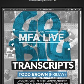 Download Todd Brown - MFA Live Event 2017