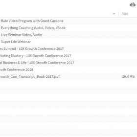 Download Grant Cardone - 10X Growth Conference 2018 (+Bonuses)