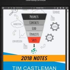 Download Tim Castleman - Funnel Hacking Live Notes 2018