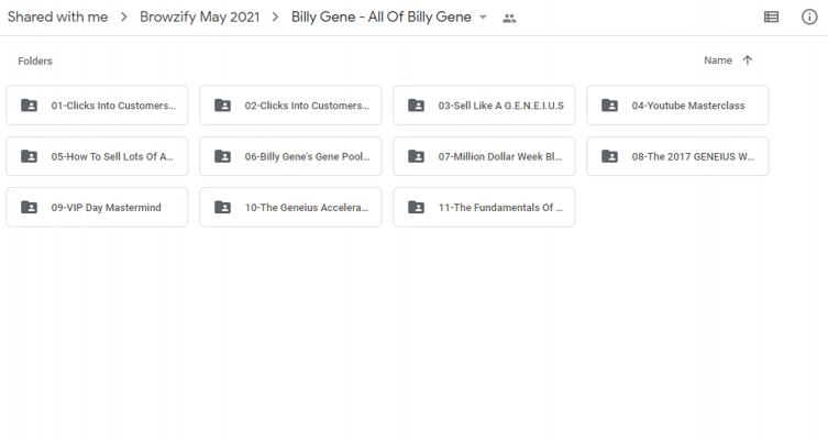Download Billy Gene - All Of Billy Gene