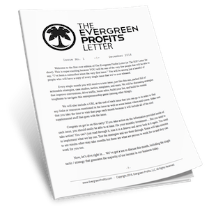Download Hustle & Flowchart - Evergreen Profits Newsletter 2020-2021