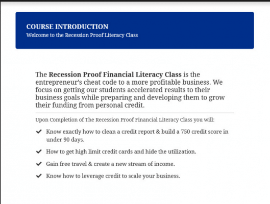 Download Marcus Barney - Recession Proof Financial Literacy Class